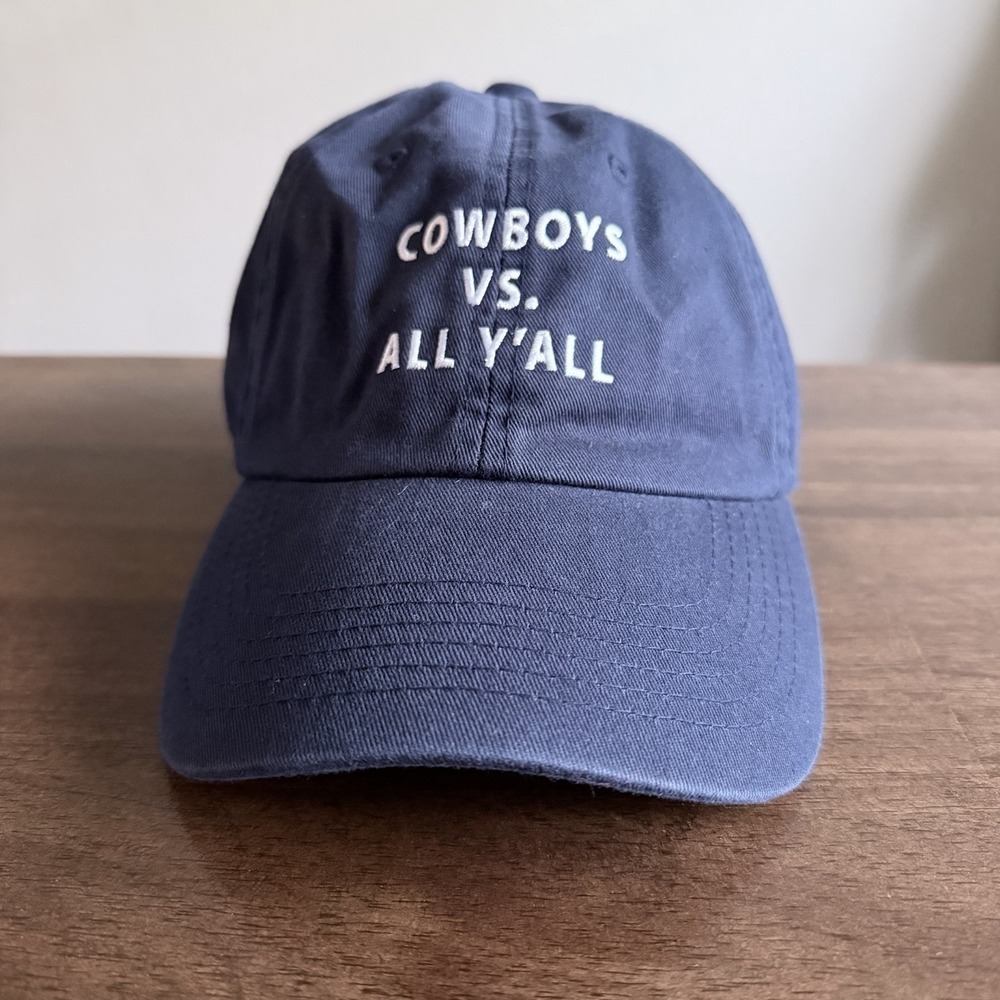 Dallas Cowboys Authentic Hat Cowboys Vs All Yall Women's Adjustable Strap